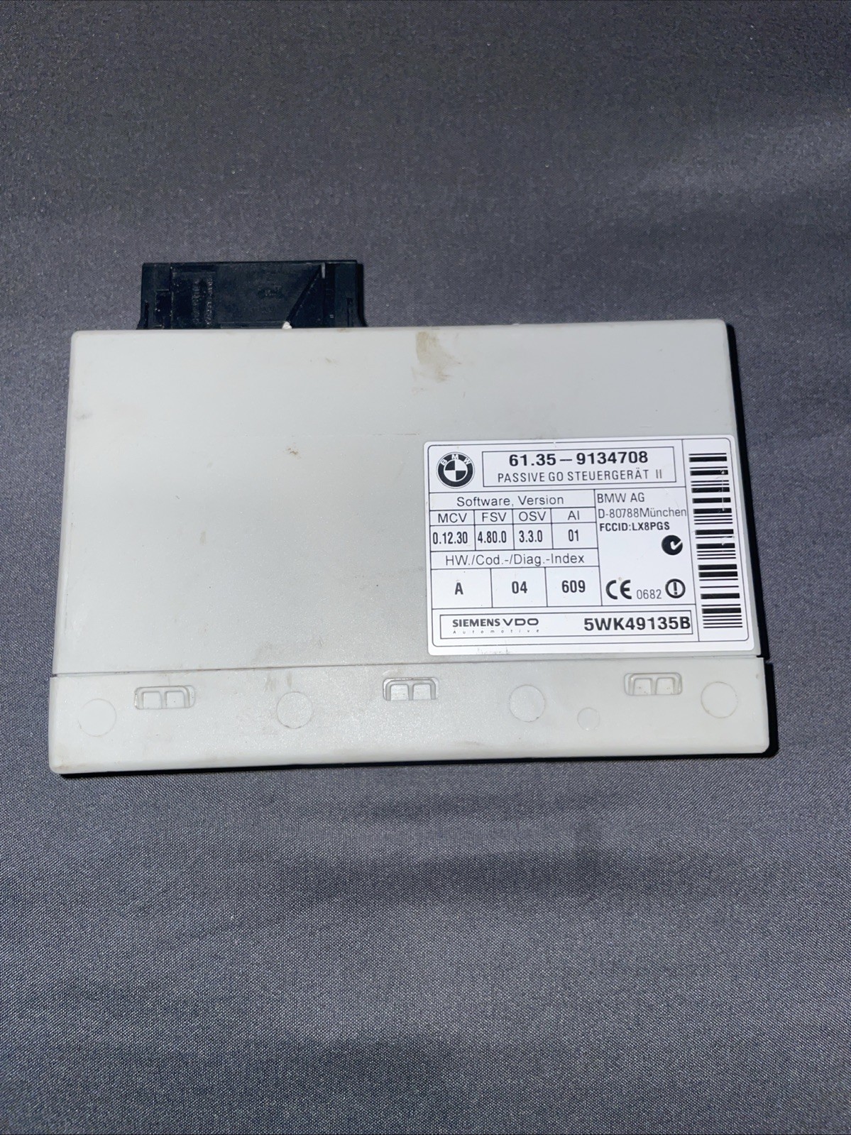 09-16 BMW Z4 E89 Roadster Comfort Access / Keyless Entry Module Passive Module 09-16 BMW Z4 E89 Roadster Comfort Access / Keyless Entry Module Passive Module