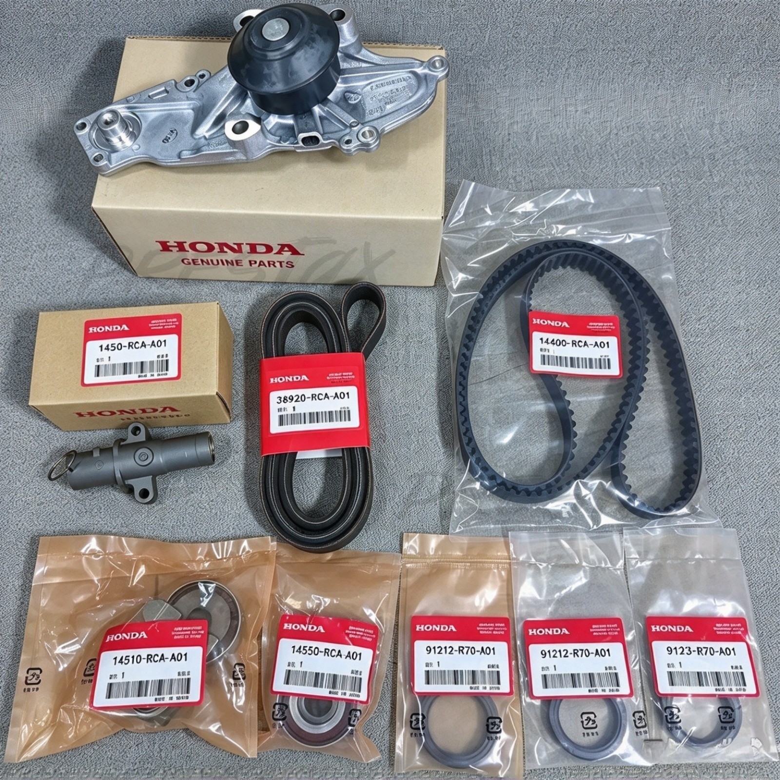 Genuine OEM Timing Belt Kit with Water Pump For ACURA MDX Accord Odyssey