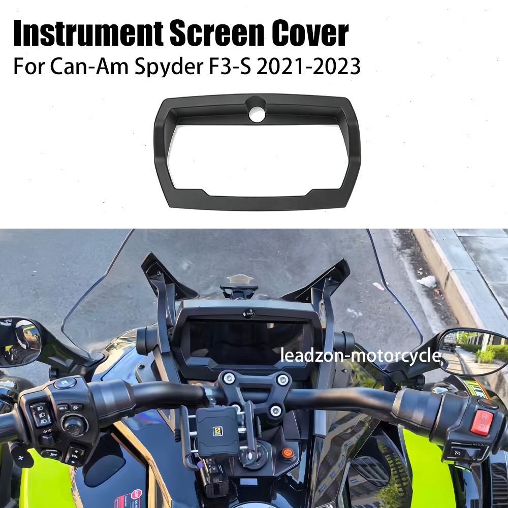 Black Instrument Cover Sun Visor Cover For Can-Am Spyder F3-S 2021-2023 2022