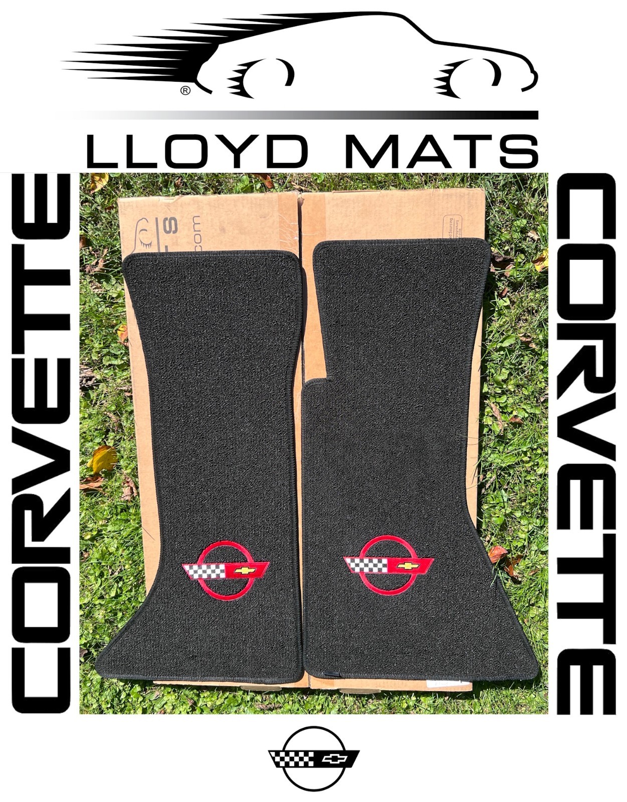 Lloyd Mats 2PC Set for 1984-1990 Chevrolet C4 Corvette