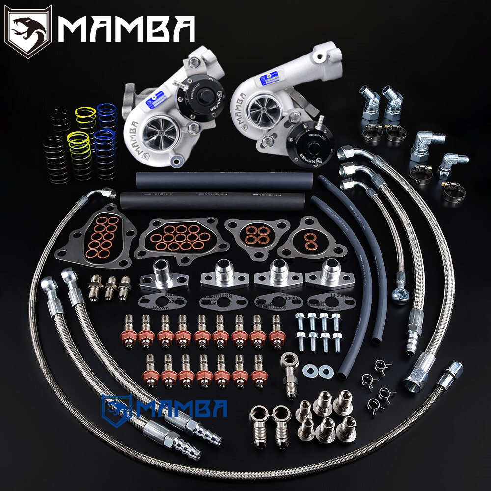 MAMBA 9-6 Twin Turbo Set for Mitsubishi 6A13TT Galant VR-4 TD03-14T 450P TW