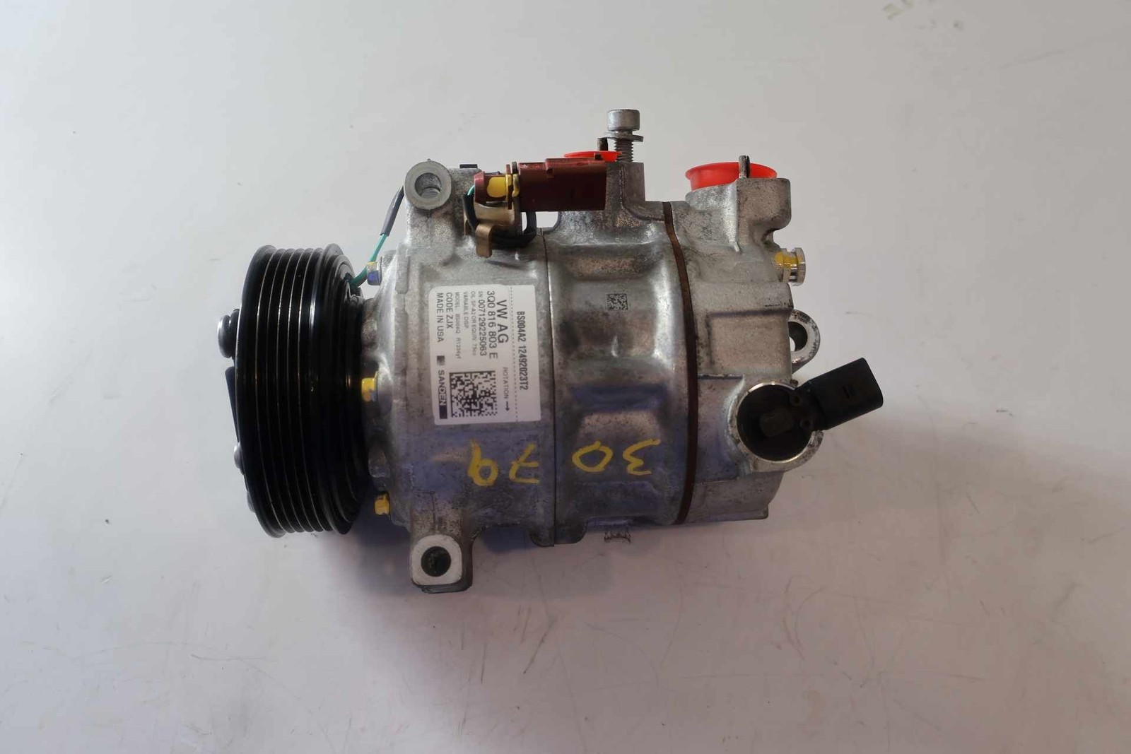 2022-2025 VW TAOS 1.5L AC A/C COMPRESSOR W/ CLUTCH OEM 3Q0816803E