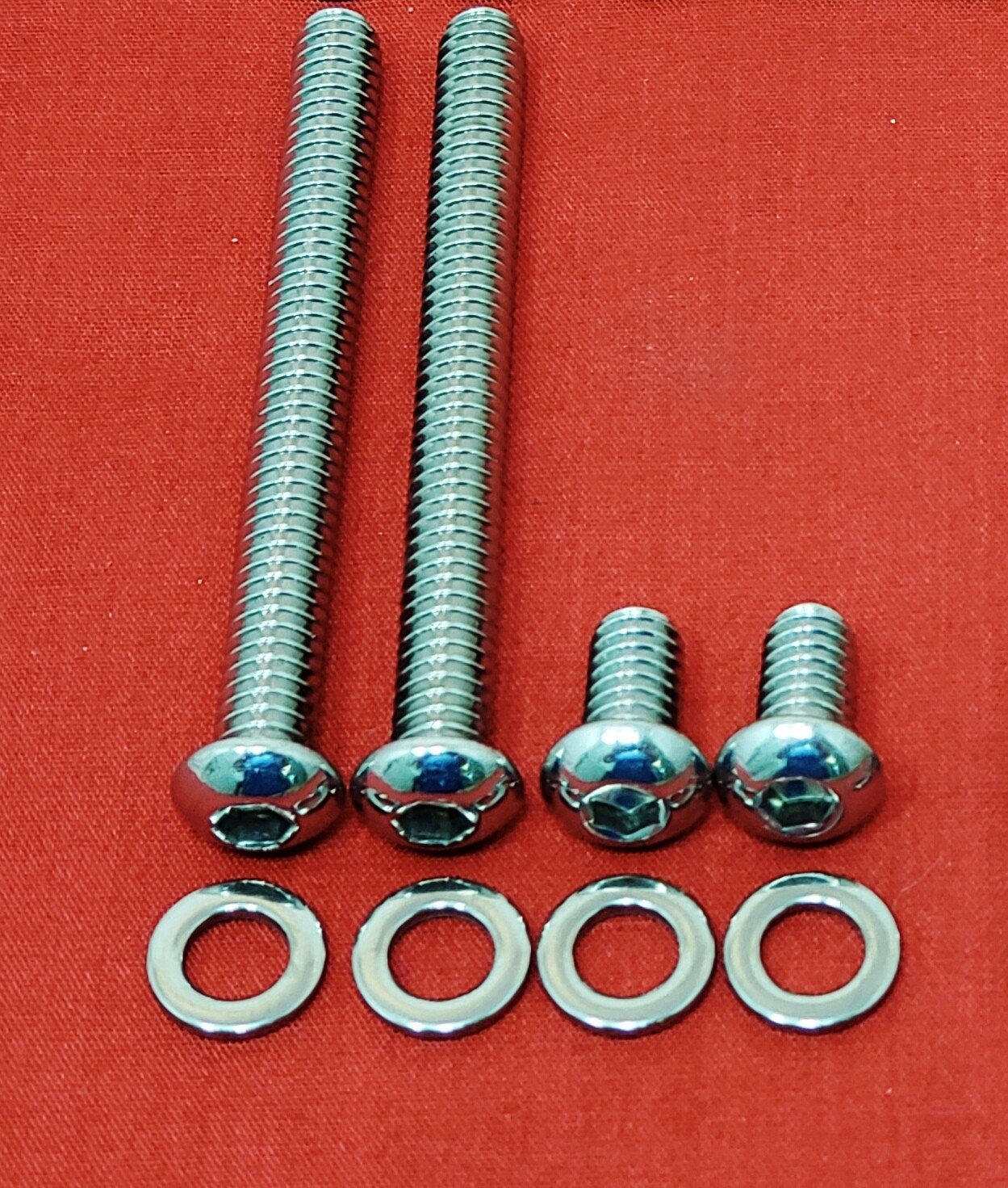1999-2005 HARLEY DYNA PRIMARY INSPECTION COVER STAINLESS BUTTONHEAD BOLTS KIT