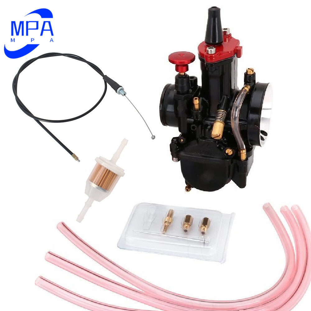 PWK30 Carburetor + Throttle Cable For Keihin Mikuni Dellorto Koso OKO Power Jets