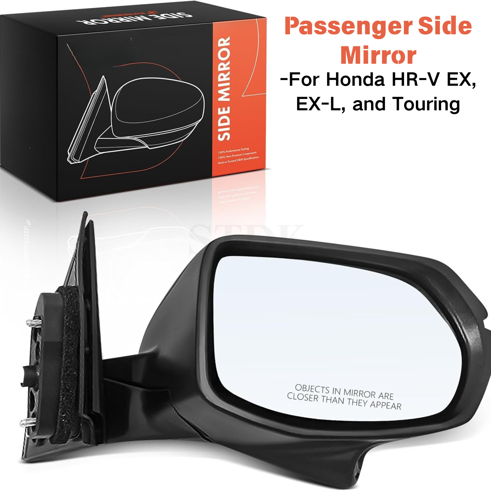 Passenger Side Door Mirror For 2016 17 2018 Honda HR-V EX EX-L Touring W/Camera