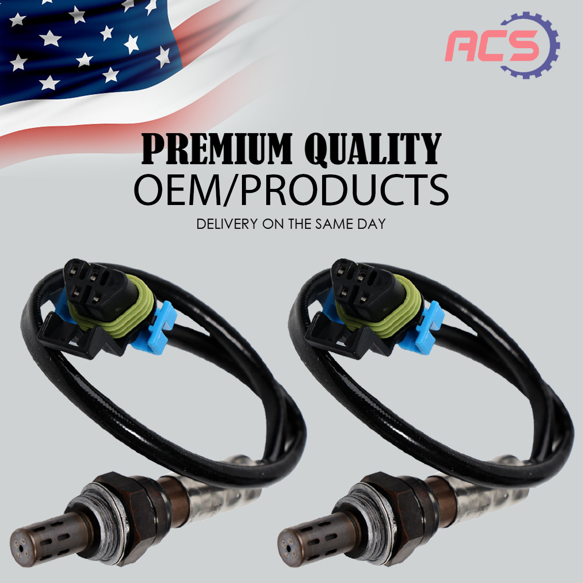 2PCS Upstream Oxygen O2 Sensor OEM for Chevy Silverado GMC Yukon Sierra 234-4669