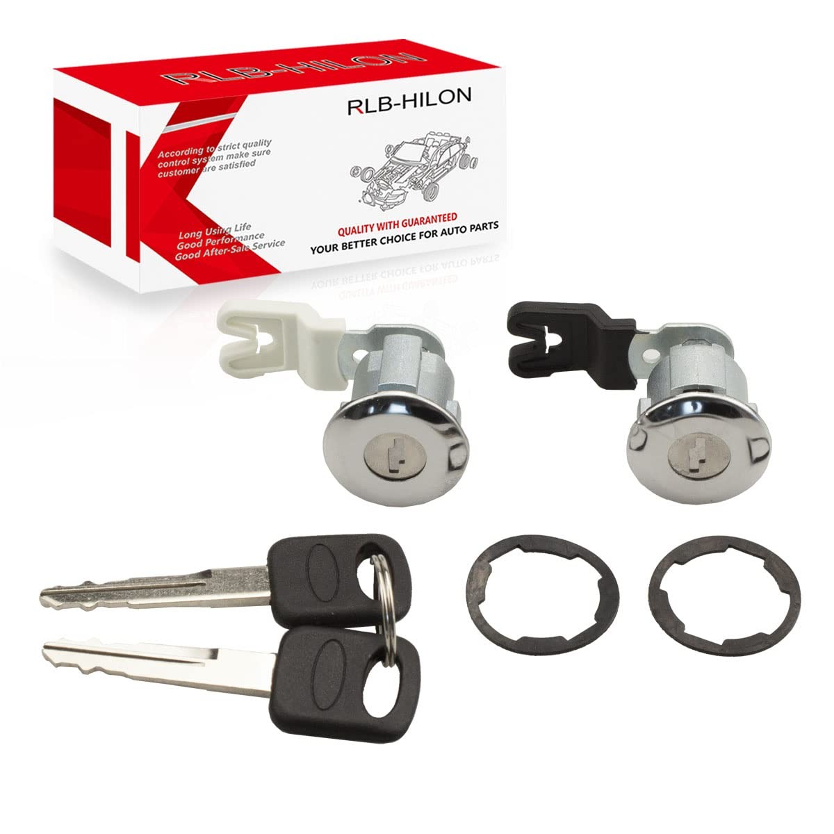 Door Lock Cylinder Set Compatible with Ford Model