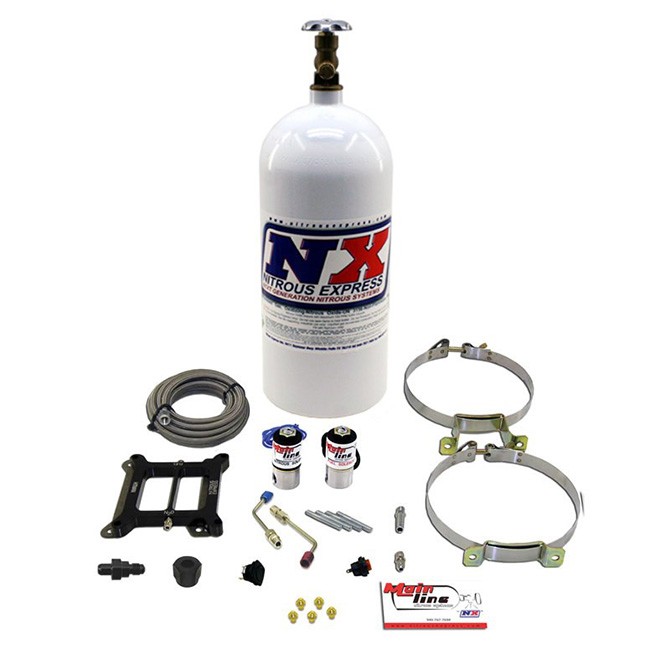 Nitrous Express for Mainline Carb Nitrous Kit w/10lb Bottle