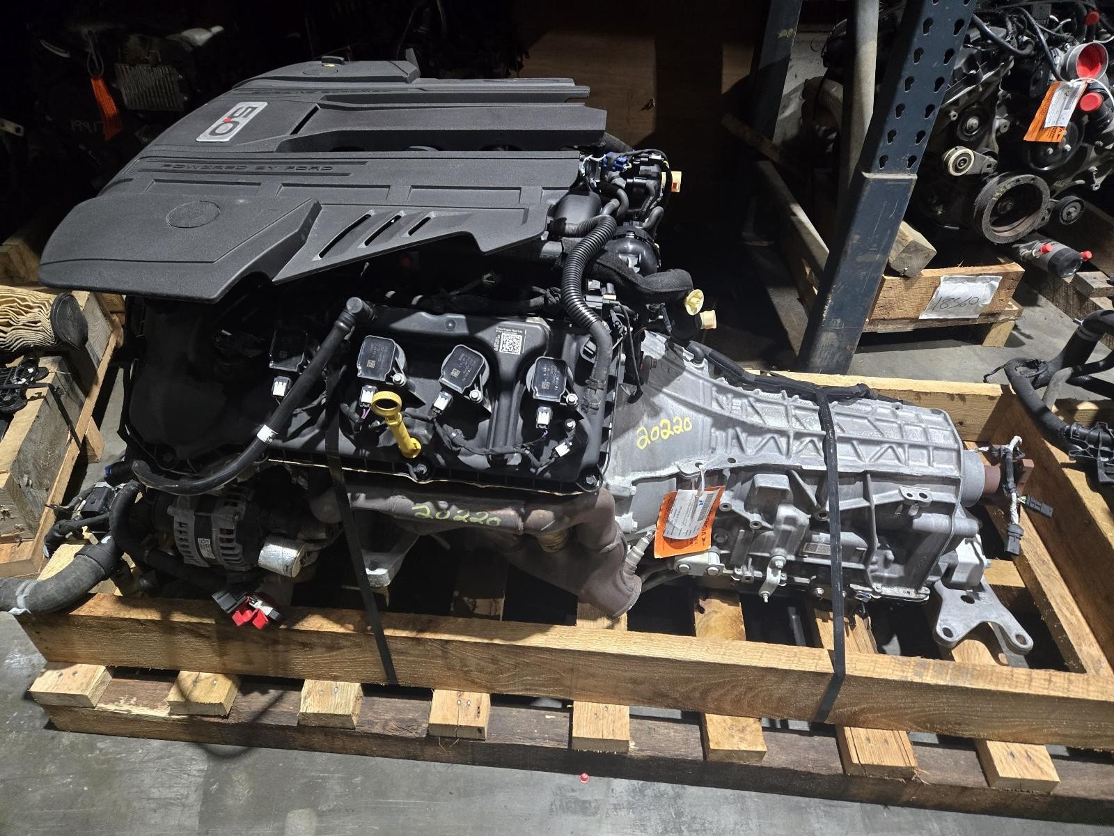 2018-2023 Ford Mustang 5.0L Engine/Transmission Liftout w/Headers **SEE NOTES**