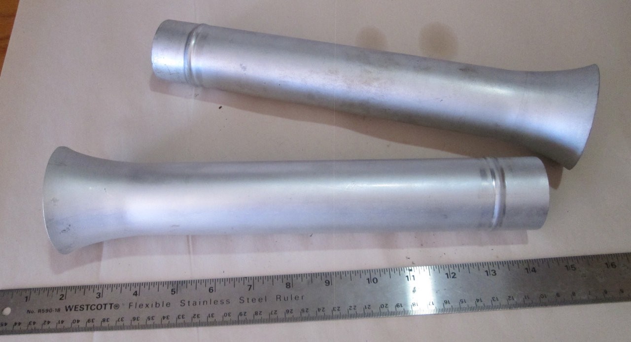 Lotus Elite Stinger Megaphone exhaust tips Pair