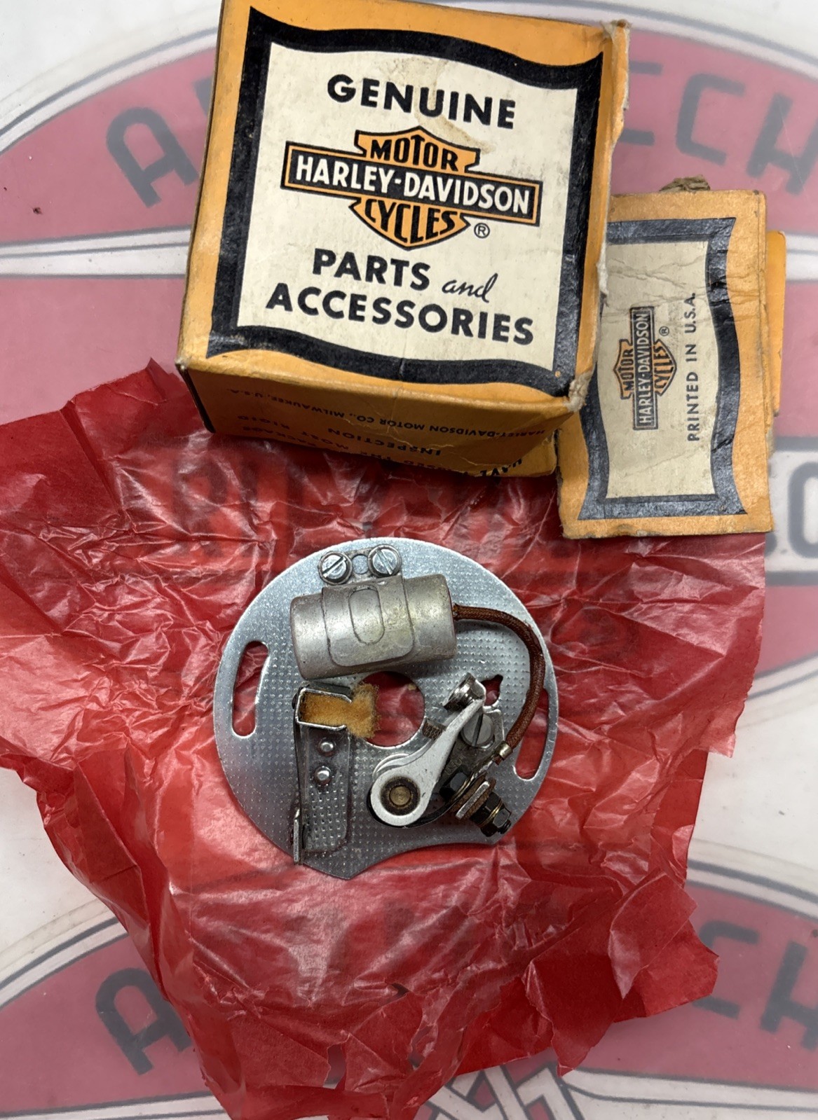 Harley Aermacchi 62-74 Sprint C* H SS SX NOS Points Plate Assembly 30502-62P Harley Aermacchi 62-74 Sprint C* H SS SX NOS Points Plate Assembly 30502-62P