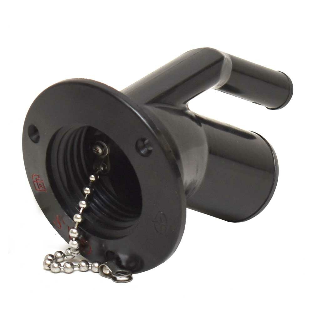 Gemlux Boat Gas Deck Fill | Tracker 2 1/8 Inch Black
