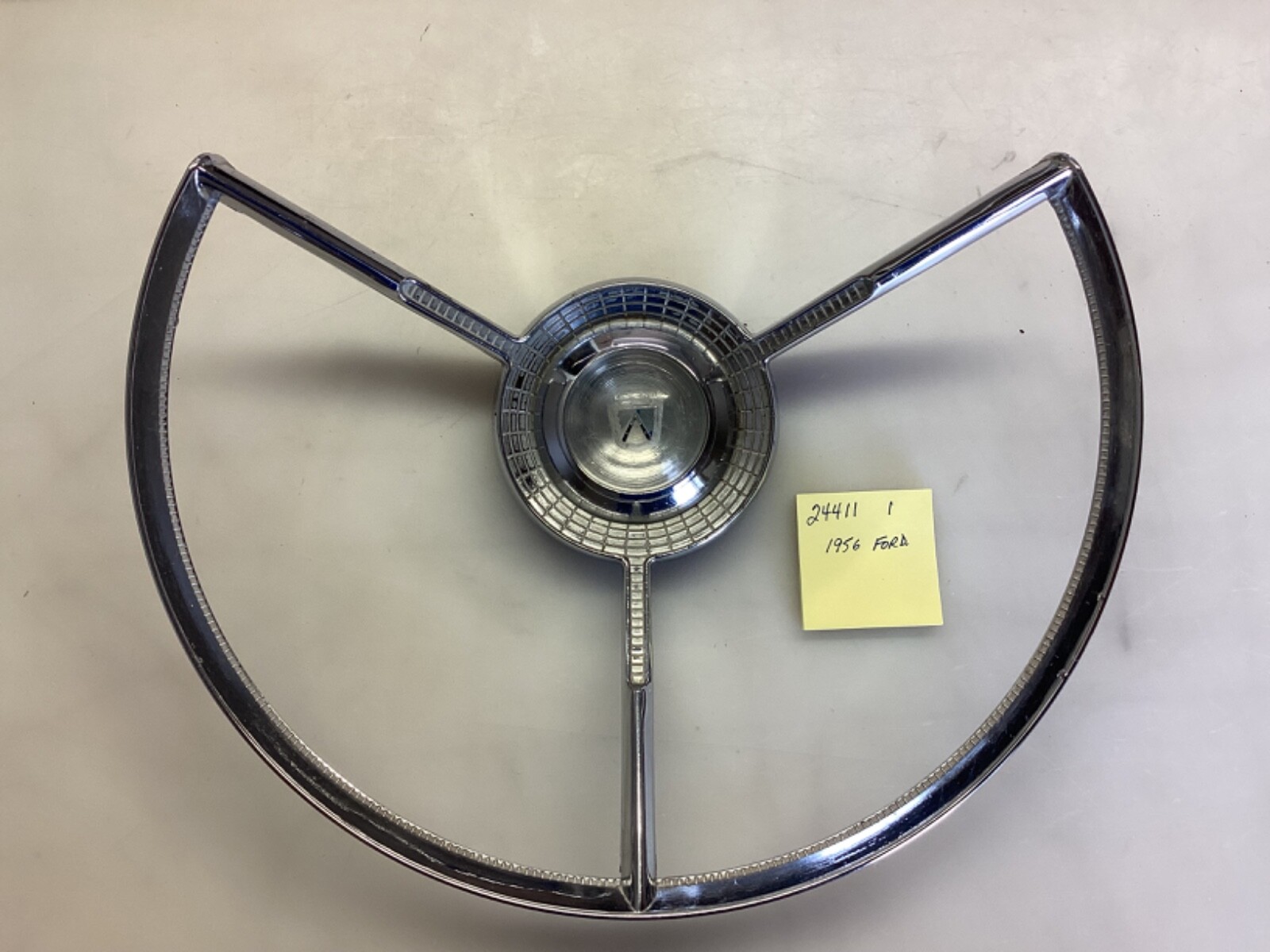 1956 Ford chrome horn ring 1956 Ford chrome horn ring