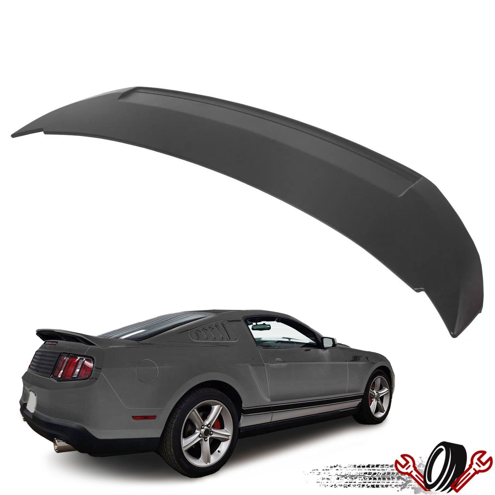 For Ford Mustang Shelby GT500 2010-14 Factory Style Rear Trunk Spoiler Wing Lid For Ford Mustang Shelby GT500 2010-14 Factory Style Rear Trunk Spoiler Wing Lid