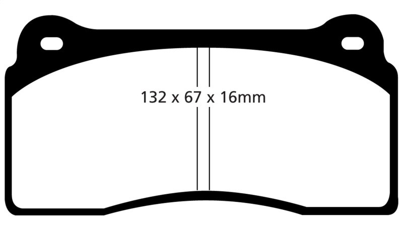 EBC Orangestuff Front Brake Pads for Jaguar XKR & Aston Martin DB7 – Fits