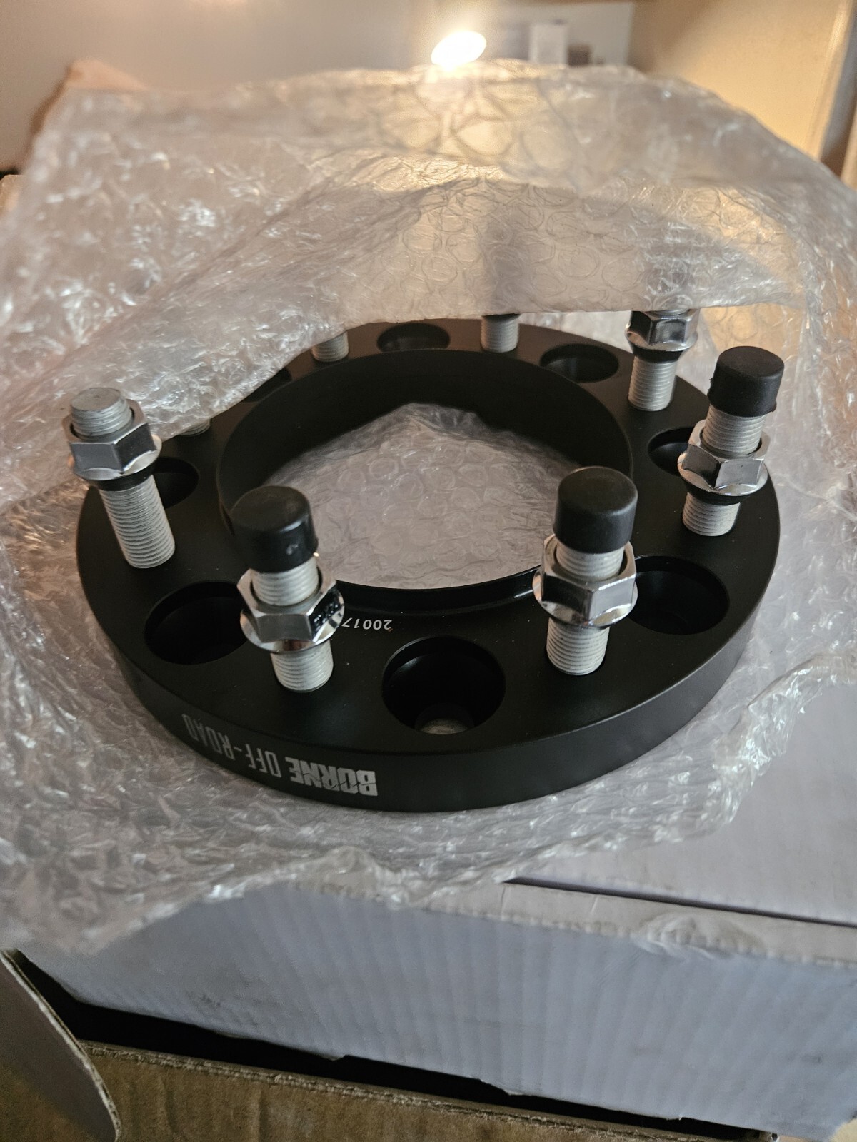 4pc Mishimoto Borne OffRoad Fits Wheel Spacers - 8X170 - 125 - 25mm - M14  Black