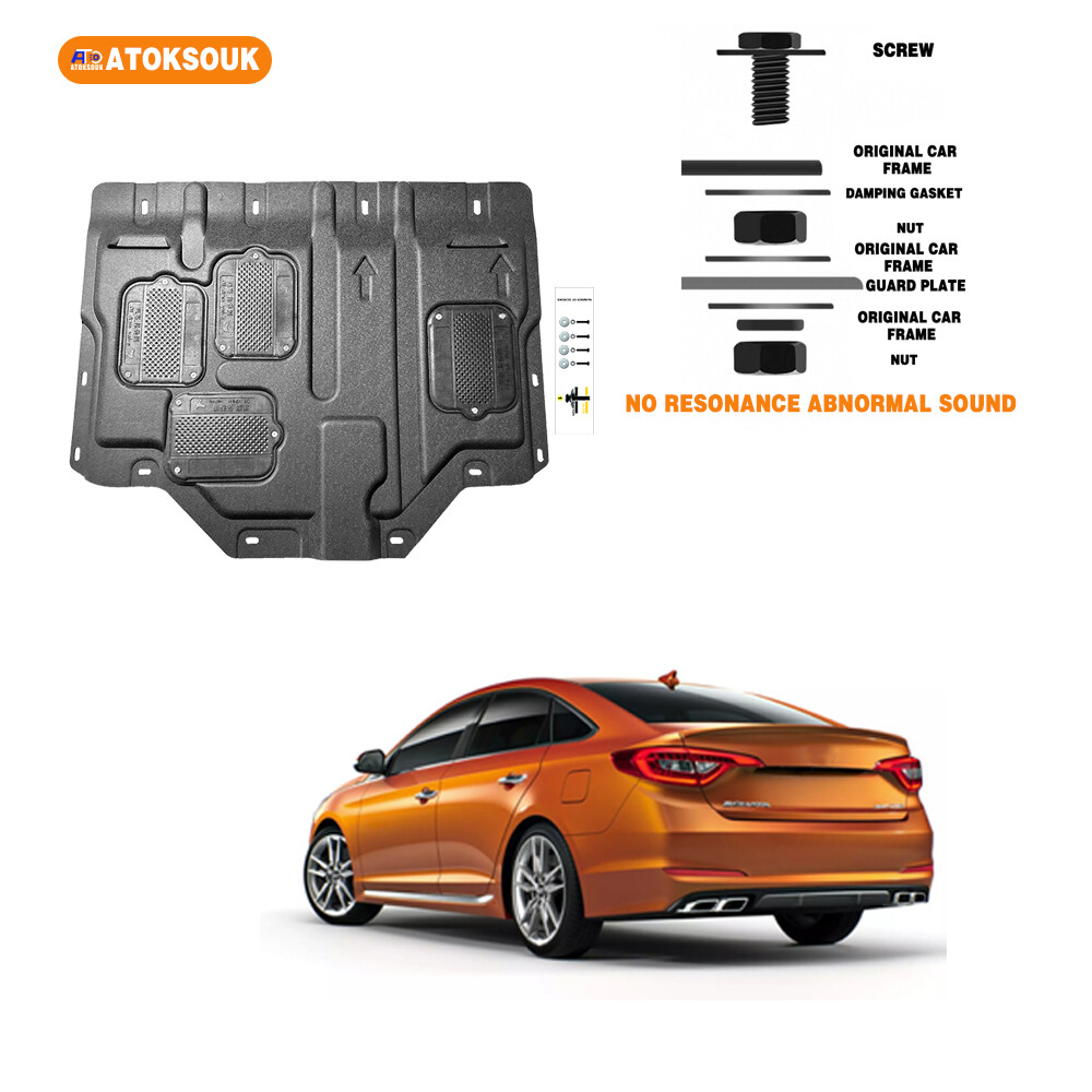 Engine Skid Plate For 2015-2019 Hyundai Sonata Under Splash Shield Heavy Duty