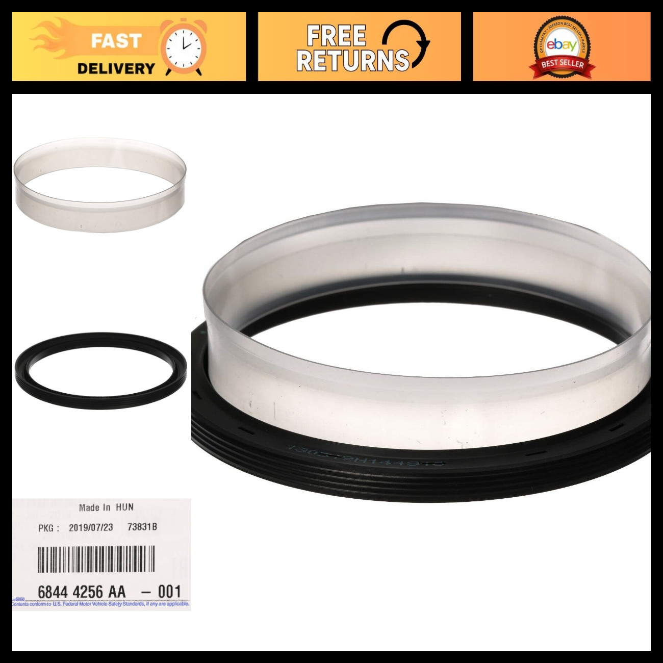 Crankshaft Oil Seal Kit - High-Quality Engine Repair Parts for Optimal Performan