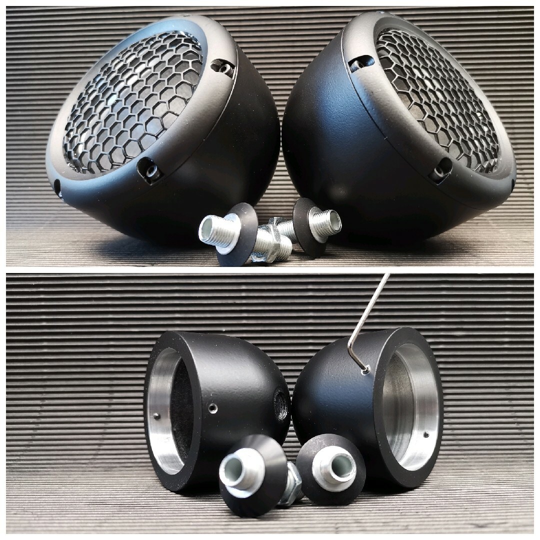JL Audio C5-653  , Aluminum pods  for JL Audio C5-653  Midrange and Tweeters 