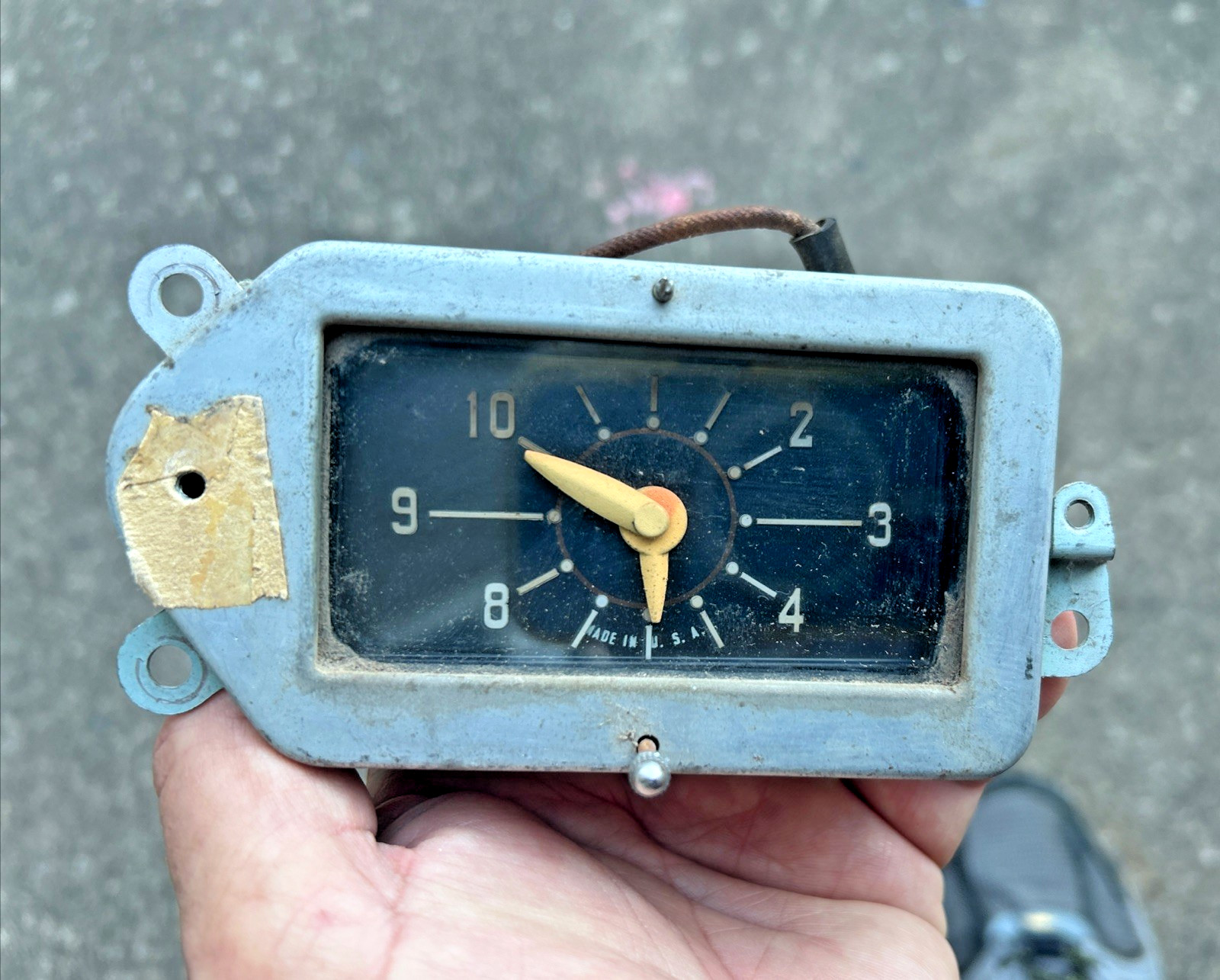 1949 1950 Chrysler Mopar Dash clock 49 50 Hands Move Smoothly With Knob 1949 1950 Chrysler Mopar Dash clock 49 50 Hands Move Smoothly With Knob