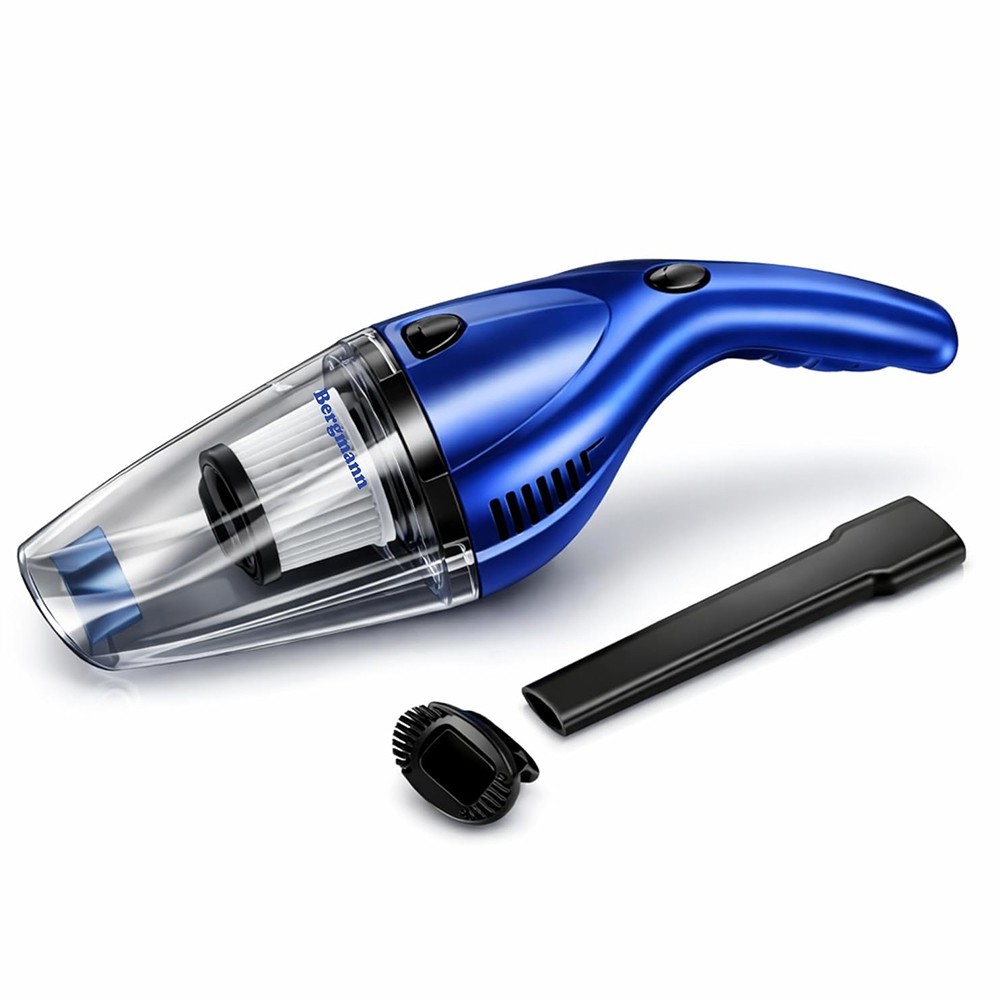 Bergmann Tornado Car Vacuum Cleaner With Hepa Filter Sleek Trendy Design 12V FS