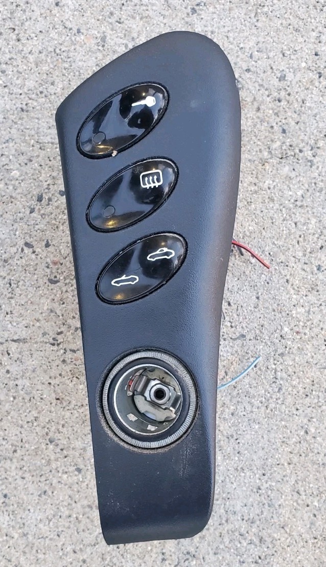 1997-1999 Porsche Boxster Dash Switch Plate Right 986.552.234.00 OEM USED 1997-1999 Porsche Boxster Dash Switch Plate Right 986.552.234.00 OEM USED