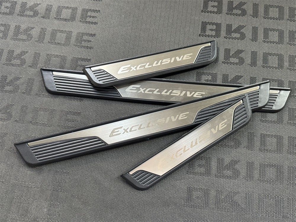 Door Sill Scuff Plate Protector for Nissan Murano Exclusive Stainless Steel 4x