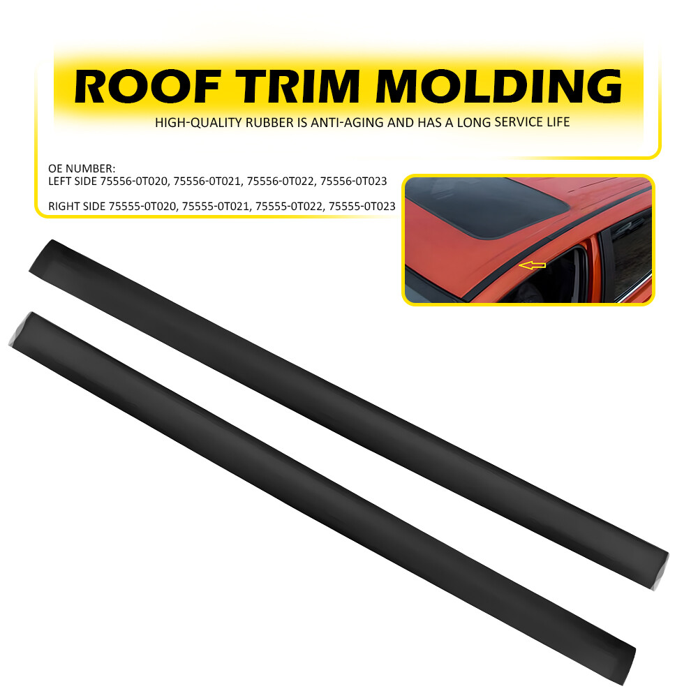 2pcs ROOF DRIP MOLDING FOR TOYOTA Venza 2009-2016 RH&LH P