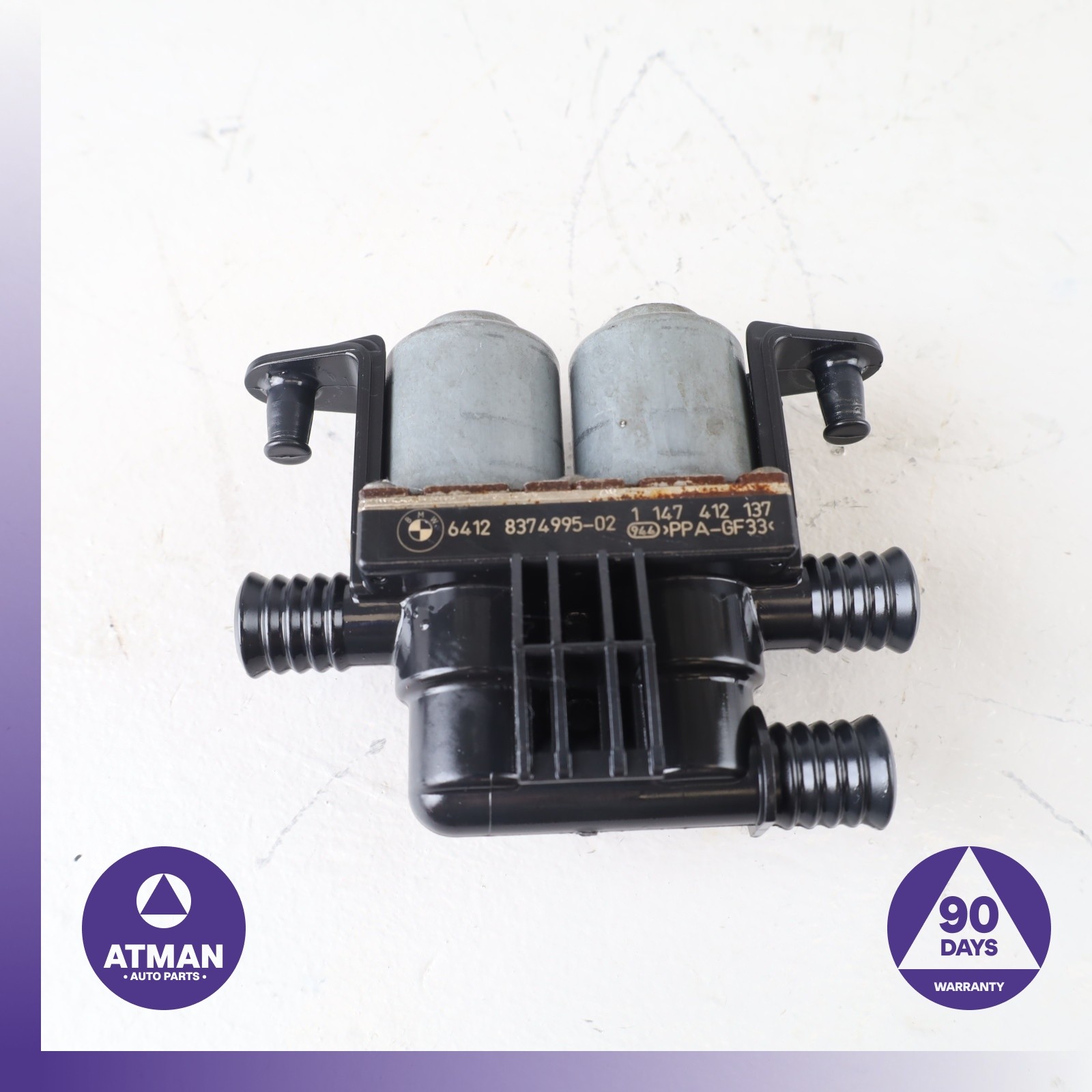 BMW E53 X5 Heater Coolant Pump Solenoid Valve Unit 8374995 OEM BMW E53 X5 Heater Coolant Pump Solenoid Valve Unit 8374995 OEM