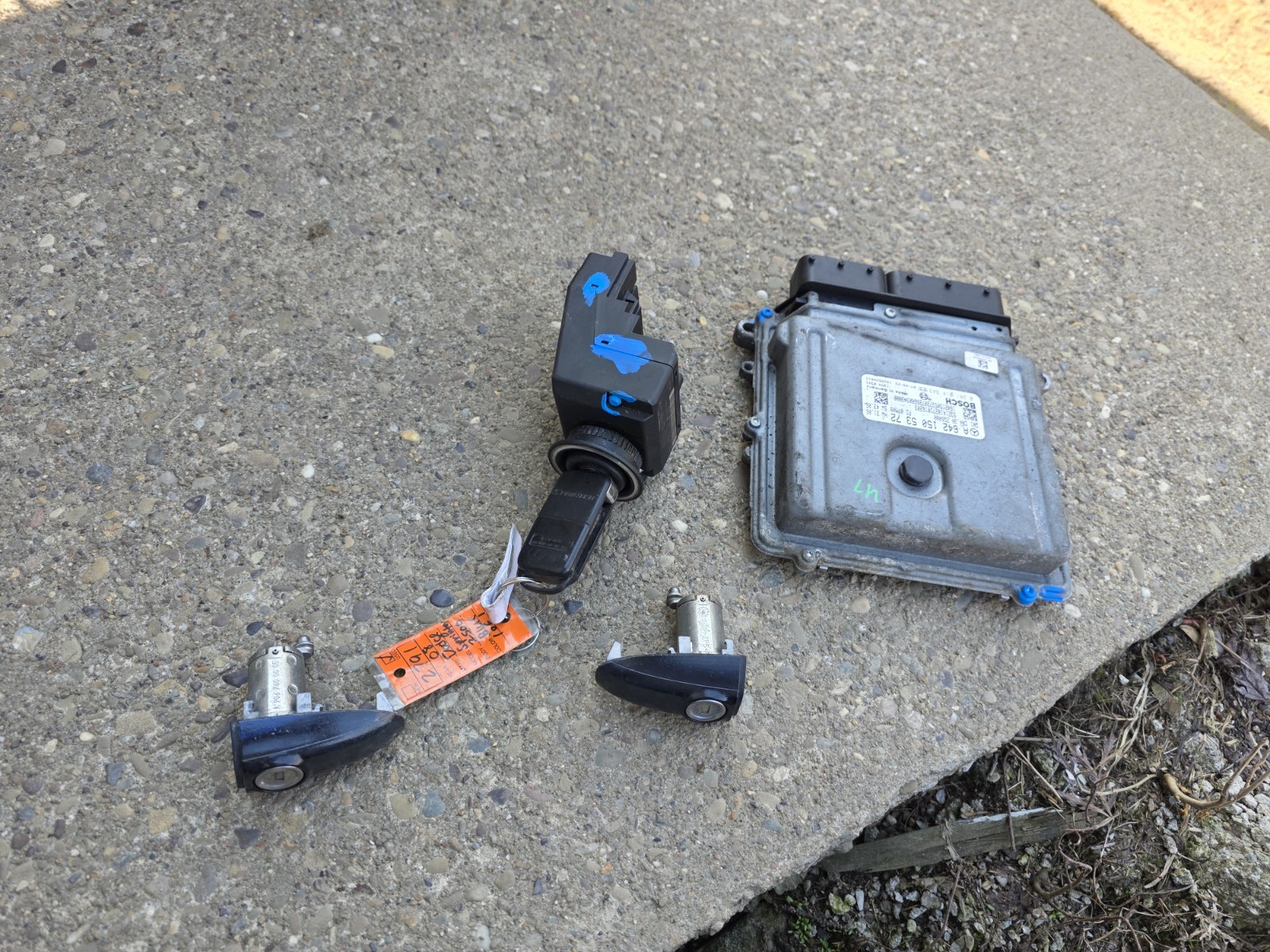 07 08 09 DODGE SPRINTER 3.0 ENGINE CONTROL MODULE IGNITION LOCK & KEY 6421505372