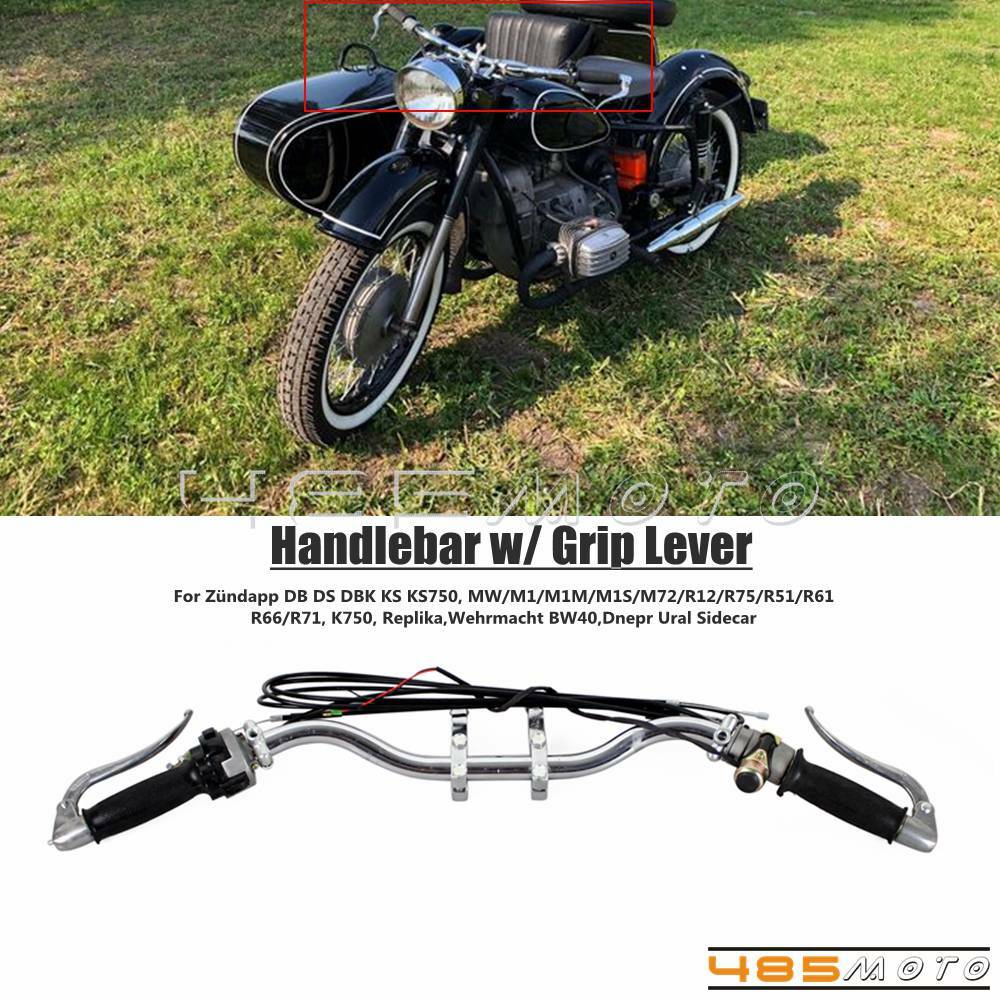 Motorcycle Handlebar Bar End Grip Lever Kit For BMW/M1/M1M/M1S/M72/R12/R75/R51