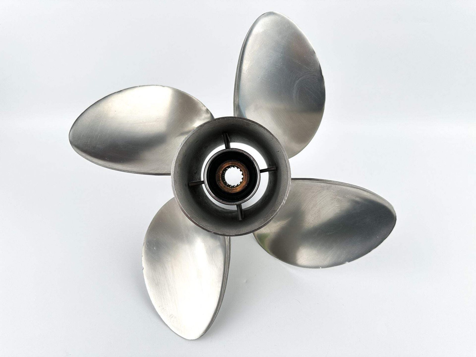 Solas Stainless Steel 4 Blade Propeller Prop 14 1/4\