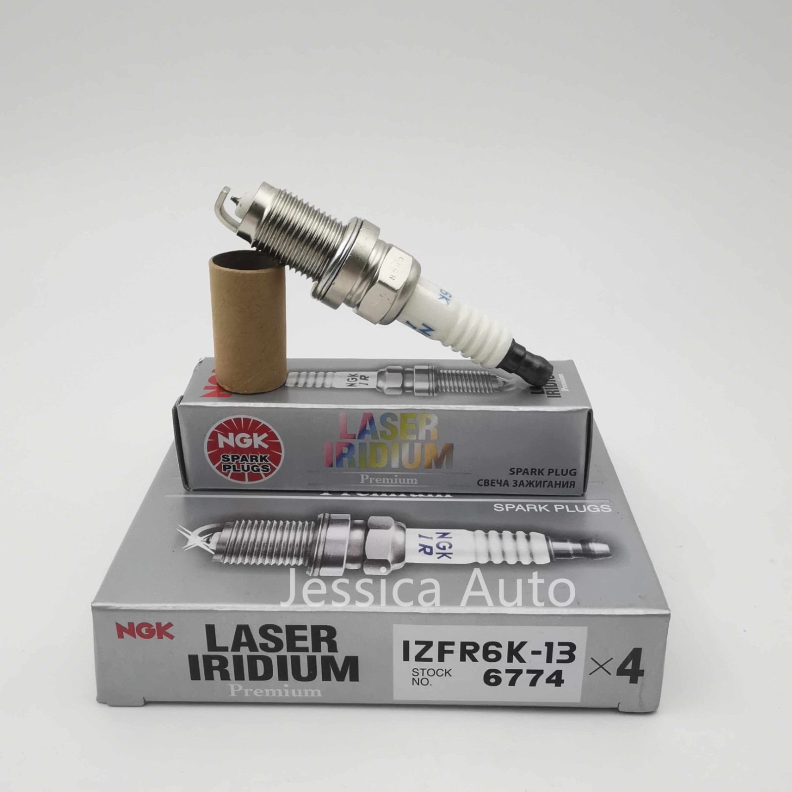 For 2007-2011 Honda Fit NGK IZFR6K13 6774 Laser Iridium Spark Plug Set of 4 1.5L
