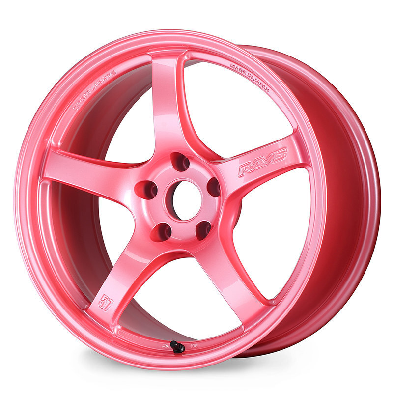 Gram Lights WGCRQ12EPP 57CR Sakura Pink 17x9 +12 Wheel for Universal 5x114.3