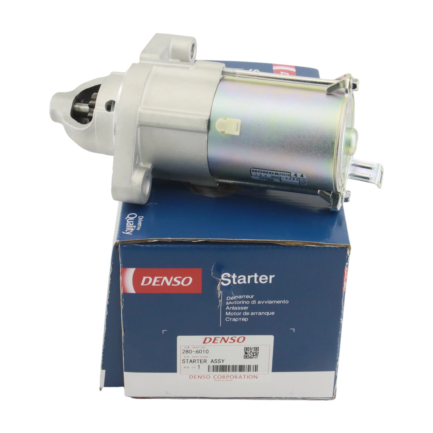 31200-R40-A01 For Honda Accord CR-V Element Acura TSX 2.4L 2008-12 DENSO Starter