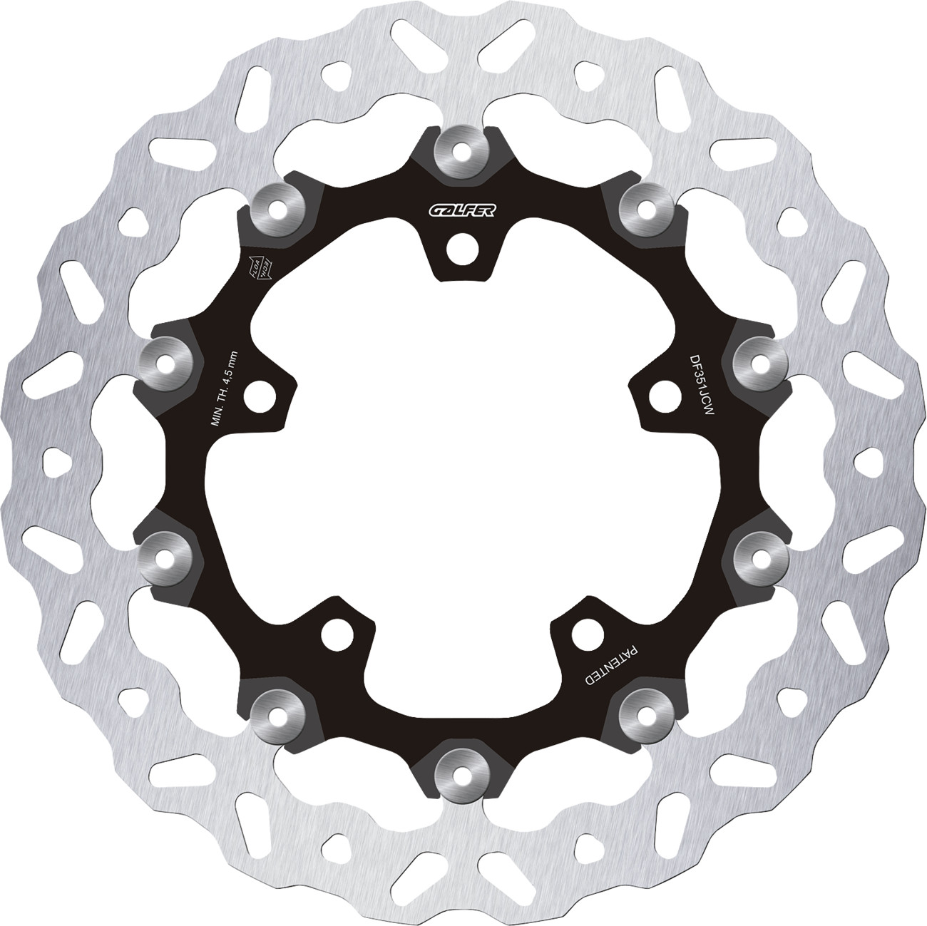GALFER Fits Wave DF351JCW Brake Rotor For Enhanced Performance And Durability
