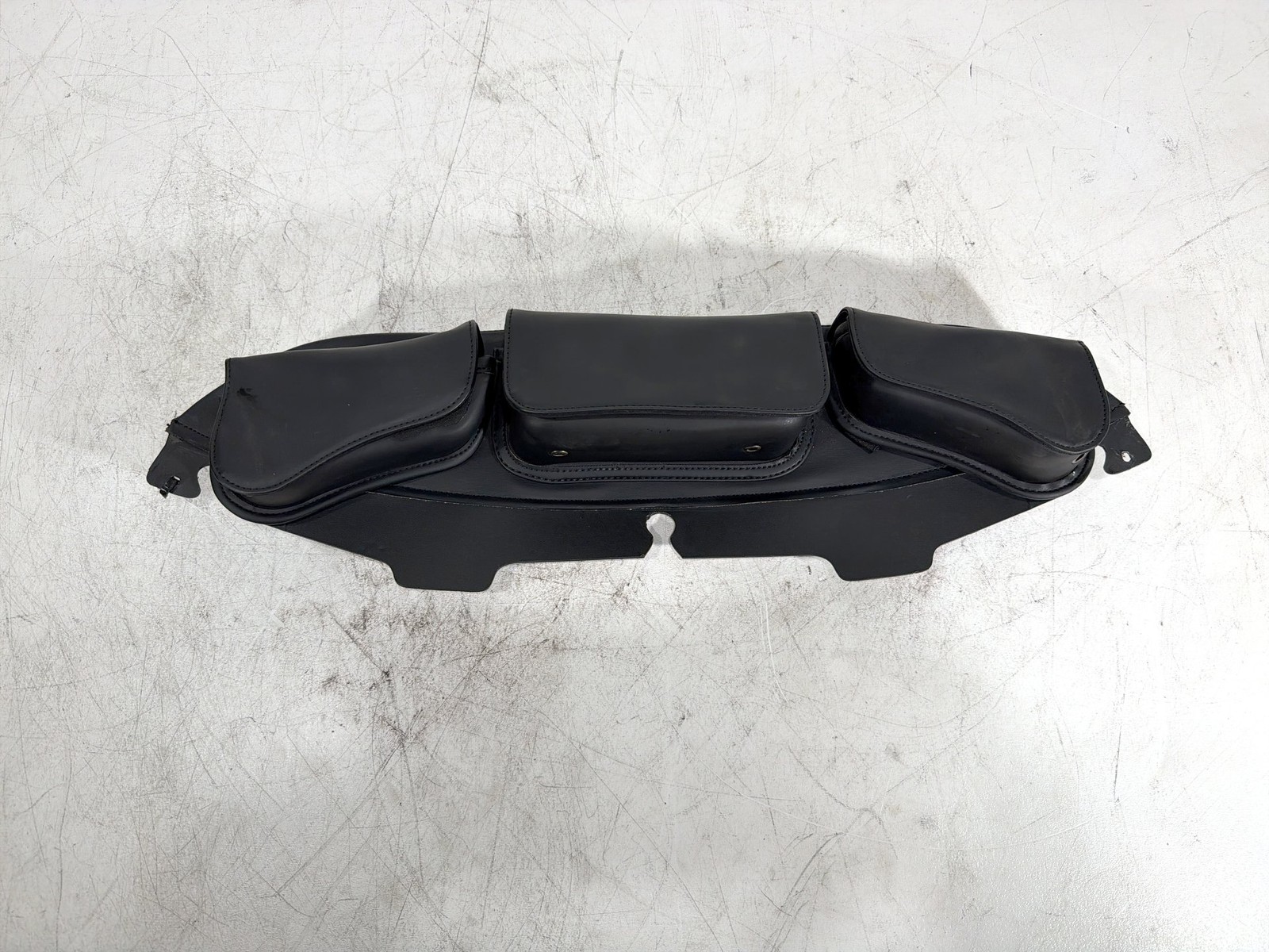 2010 Harley Street Glide Touring FLHX OEM Front Onboard Tool Bag Leather Storage