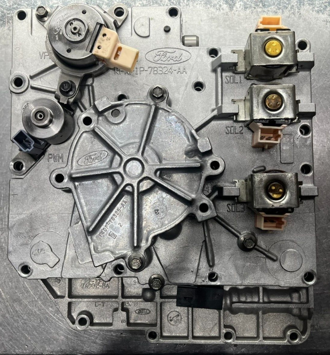 AX4N Valve Body, 1998-2003, with solenoids, rebuilt and tested, Ford, Updated AX4N Valve Body, 1998-2003, with solenoids, rebuilt and tested, Ford, Updated