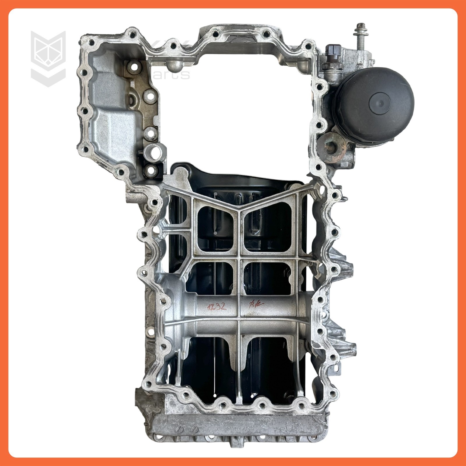 12-19 BMW F13 F02 F10 650i 750i xDrive 4.4L V8 N63 Twin Turbo Upper Oil Pan OEM