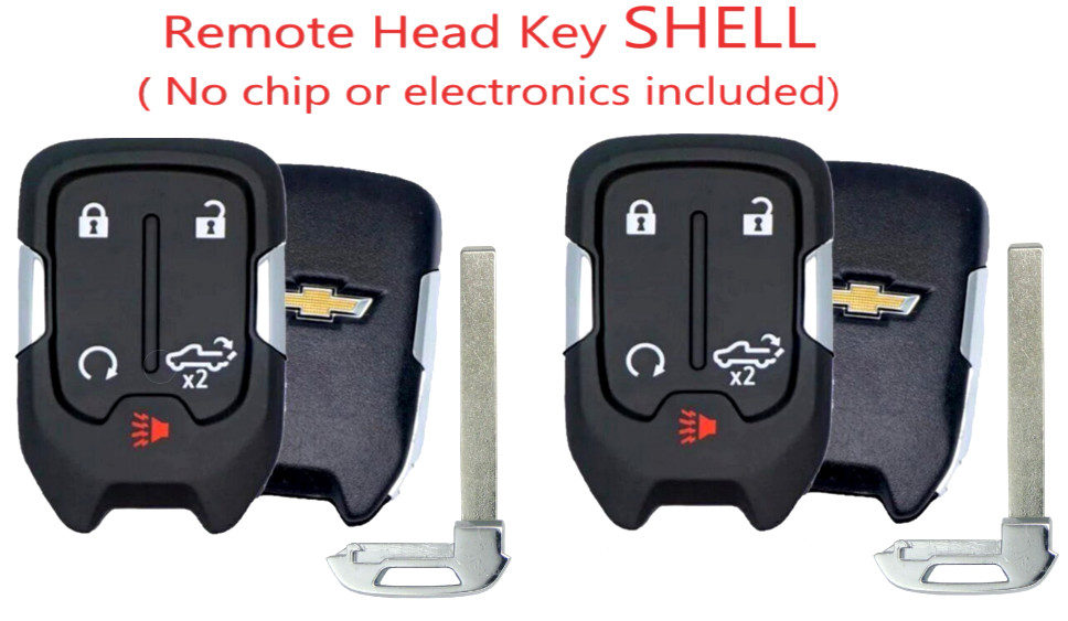 X2 NEW Smart Remote Key SHELL For Chevrolet Silverado 2019-2020 13529632 HYQ1EA