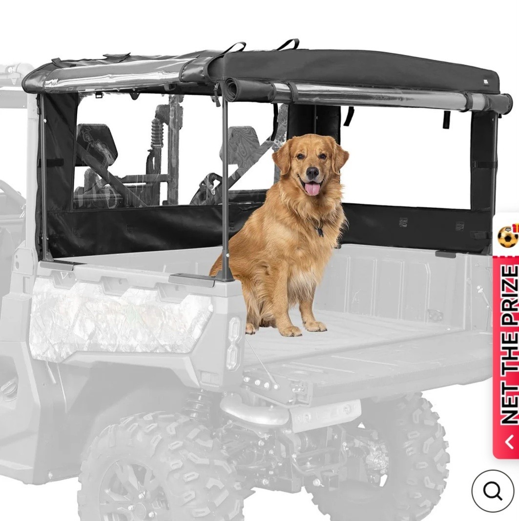 Soft Cargo Camper Bed Cover Rack 2019-2026 CF MOTO UForce 1000 XL Soft Cargo Camper Bed Cover Rack 2019-2026 CF MOTO UForce 1000 XL