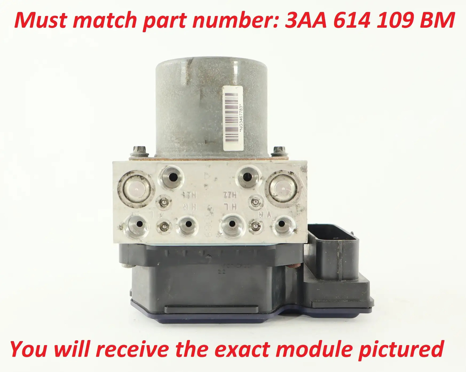 11 - 17 Volkswagen CC ABS Pump Anti-Lock Brake Controller Module 3AA 614 109 BM