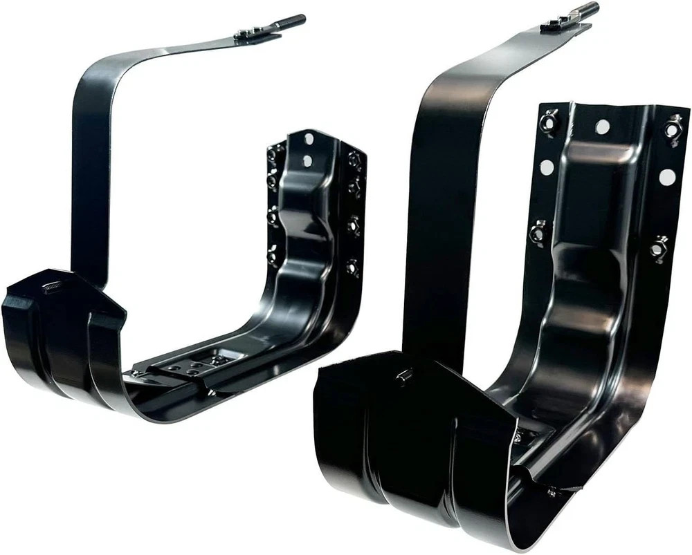 New 2Pcs Gas Tank Bracket Fuel Tank Hangers Front and Rear Set Compatible with19