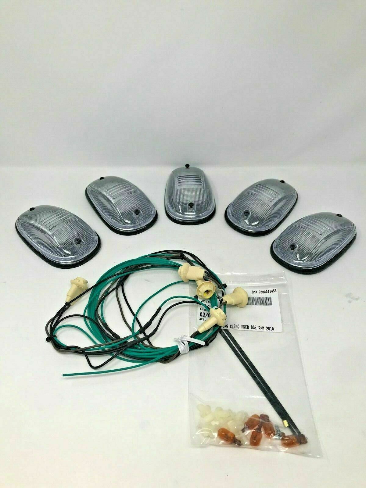10-18 Dodge Ram Trucks New Roof-Mounted Clearance Running Cab Lights Lamps Mopar