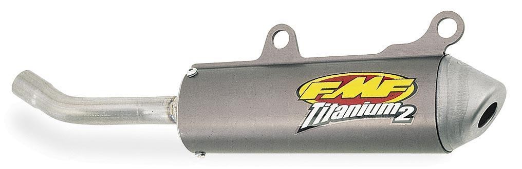FMF Racing 025189 Titanium 2 Silencer Natural FMF Racing 025189 Titanium 2 Silencer Natural