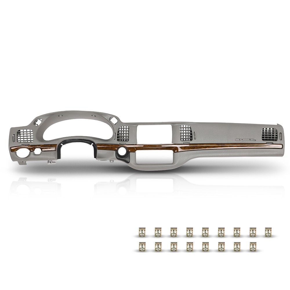 Fit For 2000-2005 Chevy Impala Speedometer Dash Gauge Cluster Bezel Trim Gray