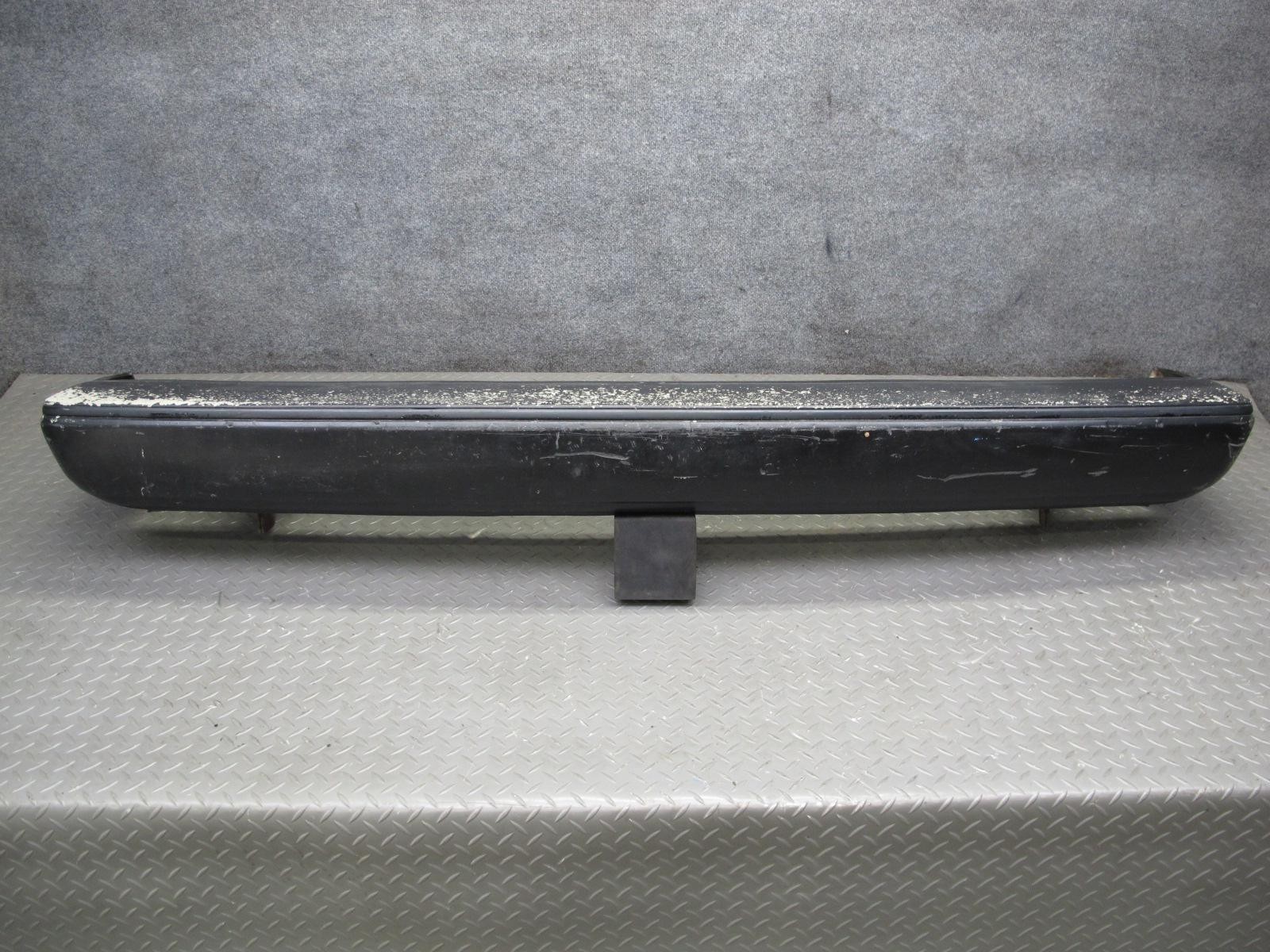 85-88 VOLKSWAGEN SCIROCCO MK2 REAR BUMPER COVER W REINFORCEMENT IMPACT BAR OEM