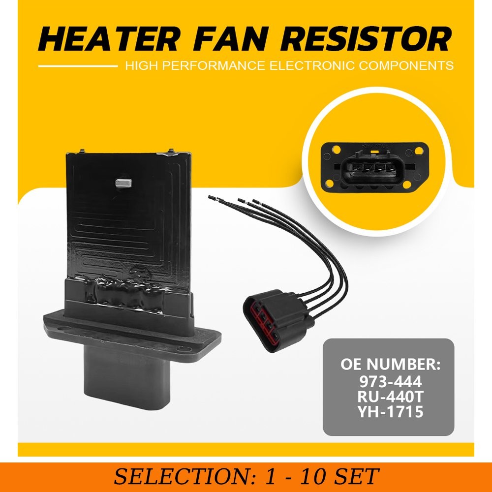 1-10X HVAC Blower Resistor w/Wire Harness Fit Ford Fiesta 2011-13 Mazda Tribute