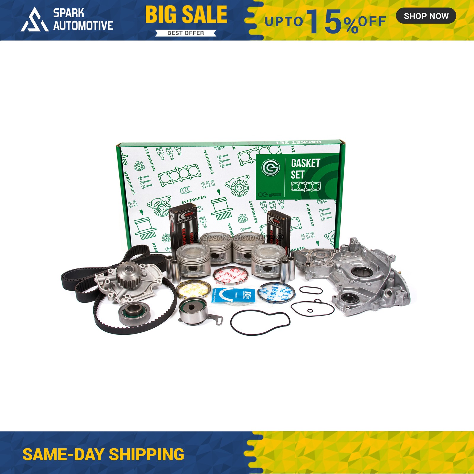 Engine Rebuild Kit Fit 1990-1993 Honda Accord 2.2L