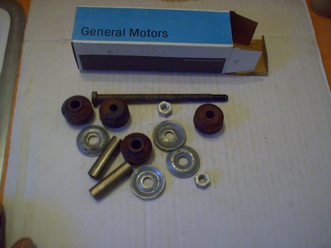 NOS PONTIAC STABILIZER BAR KIT 487790 1965 1966 1967 1968 CADILLAC 61 62 63 64 NOS PONTIAC STABILIZER BAR KIT 487790 1965 1966 1967 1968 CADILLAC 61 62 63 64